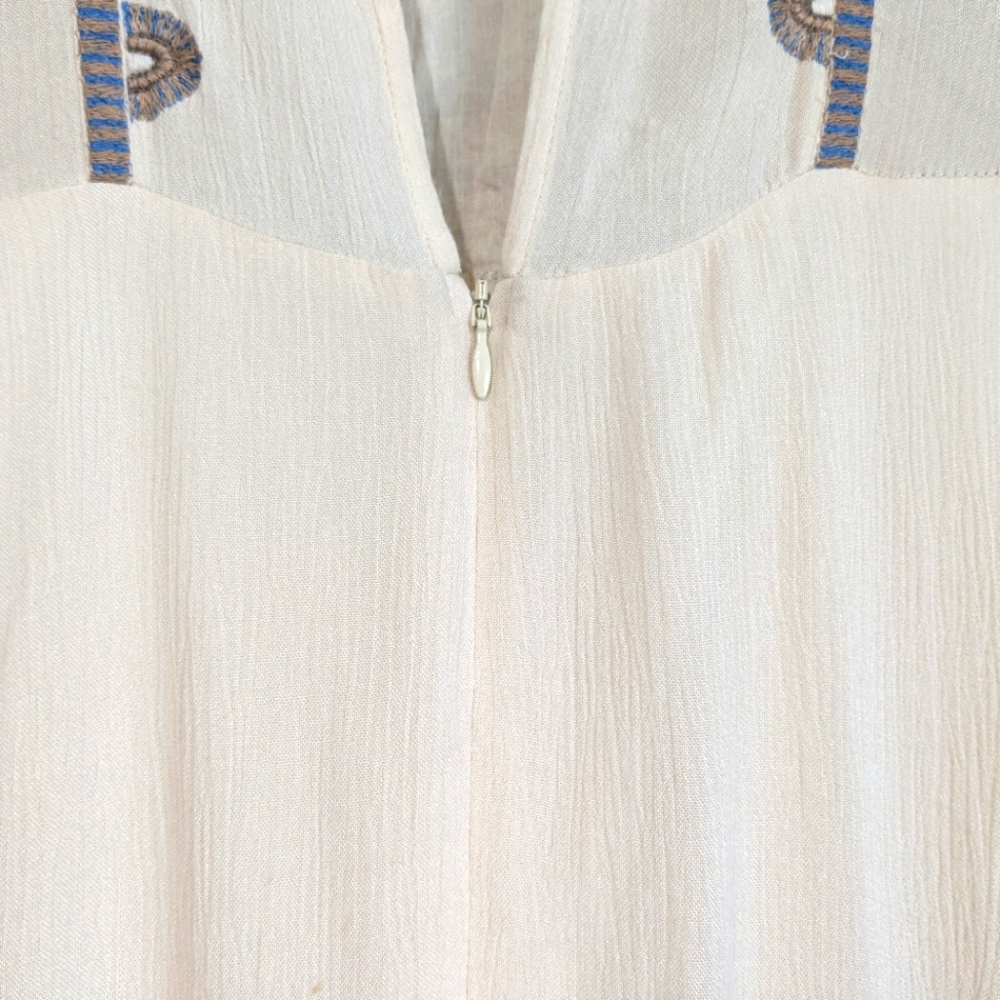 Free People Desert Winds Embroidered Boho Maxi Dress 4 - Picture 13 of 16